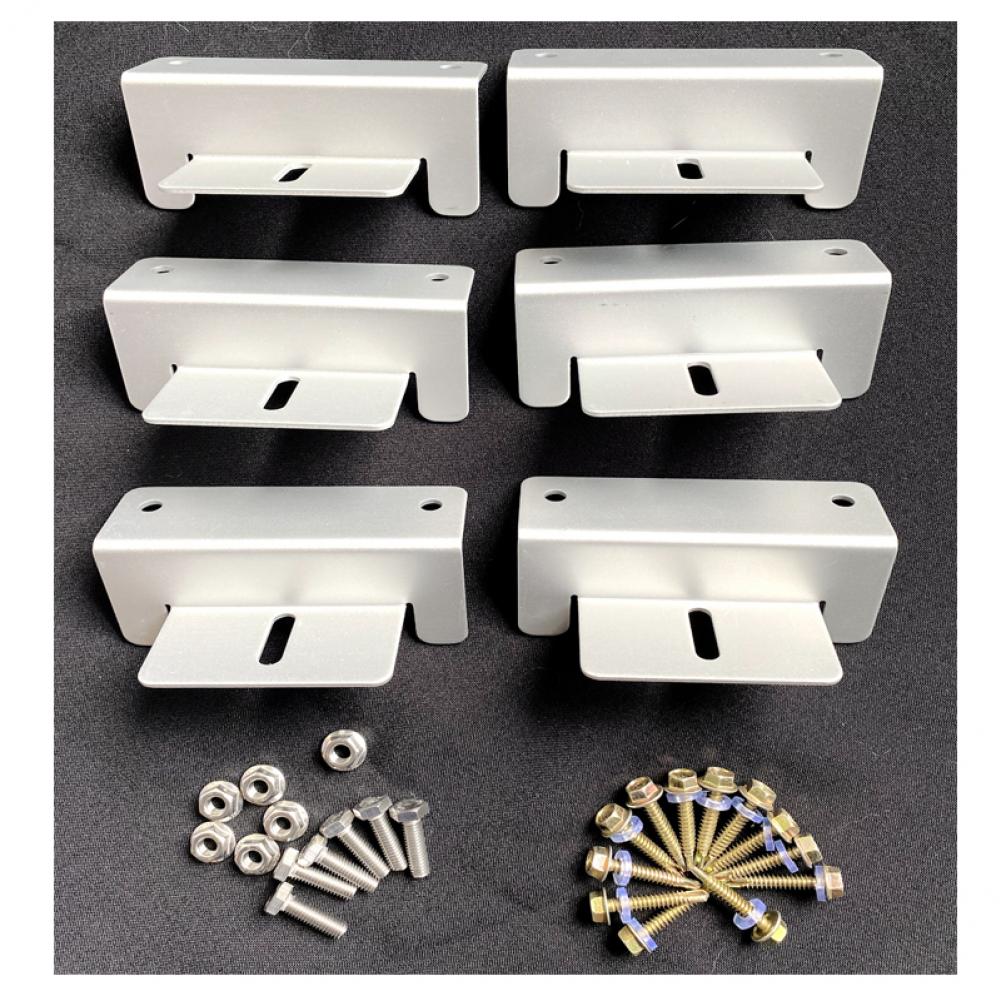 Solar Panel Aluminium Mounting Kit 6 Pieces